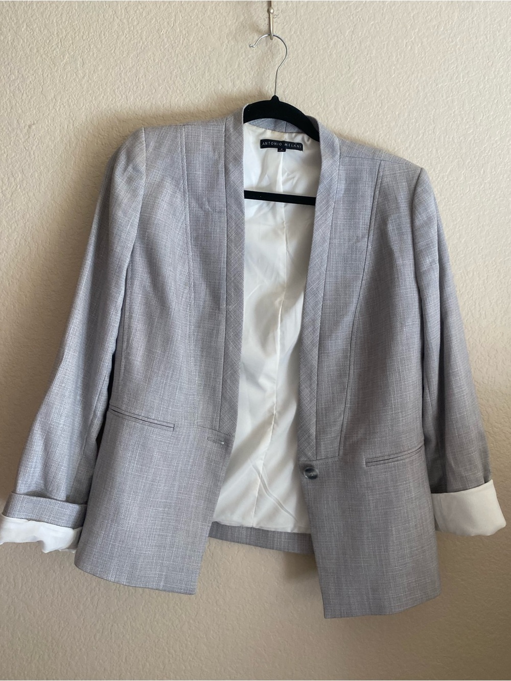 Antonio Melani Light Gray Women's Blazer